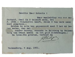 leeuw briefkaart achterzijde 01